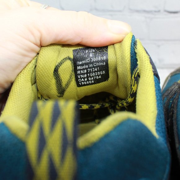 LL Bean Blue Suede Mesh Waterproof Trail Model Low Hikers Sneakers Size 6 - Picture 7 of 9